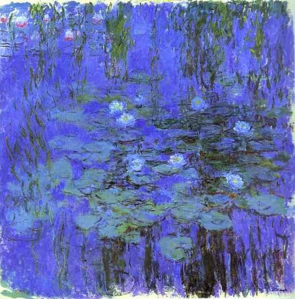 Claude Monet Blue Water Lilies